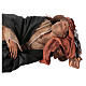 Pastor adormecido deitado sobre o flanco dele 18 cm Angela Tripi s2