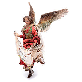 Presepe Angela Tripi: Angelo Gloria rosso 18 cm Angela Tripi