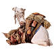 Lagerndes Kamel und Schlafender, für 18 cm Krippe von Angela Tripi, Terrakotta s5