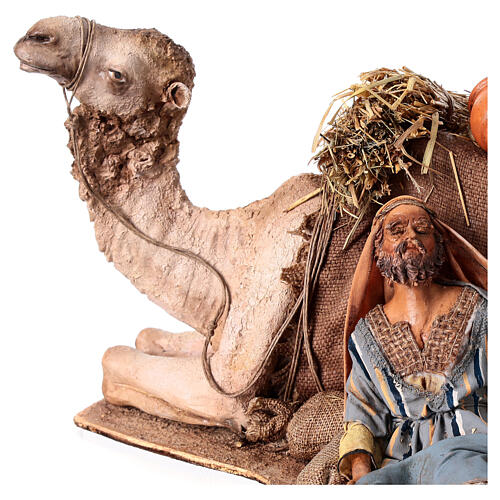 Camel crouching next to Sleeping Man 18cm Angela Tripi 4