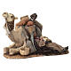 Chameau accroupi avec homme endormi 18 cm Angela Tripi s3