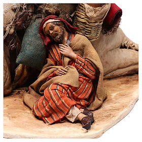 Presepe Angela Tripi: Cammello accovacciato con dormiente 18 cm Angela Tripi