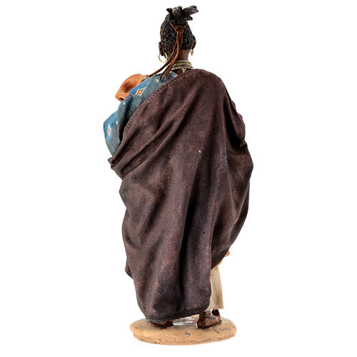 Standing Moor Woman with amphoras 18cm Angela Tripi 5