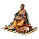 Femme maure assise avec vaisselle 18 cm Angela Tripi s5