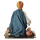 Femme maure assise avec vaisselle 18 cm Angela Tripi s5