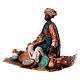 Moor Woman sitting with pottery 18cm Angela Tripi s5