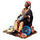 Moor Woman sitting with pottery 18cm Angela Tripi s3