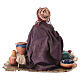 Moor Woman sitting with pottery 18cm Angela Tripi s8