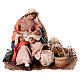 Maria mit Kind im Arm, für 18 cm Krippe von Angela Tripi, Terrakotta s1
