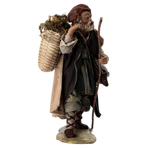 Wanderer, für 13 cm Krippe von Angela Tripi, Terrakotta 3