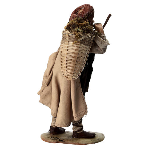Wanderer, für 13 cm Krippe von Angela Tripi, Terrakotta 5