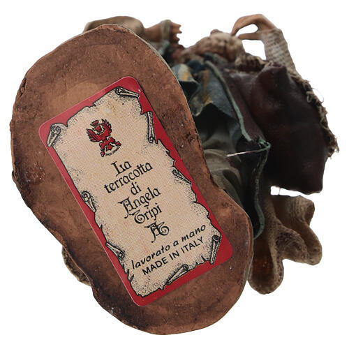 Wanderer, für 13 cm Krippe von Angela Tripi, Terrakotta 7