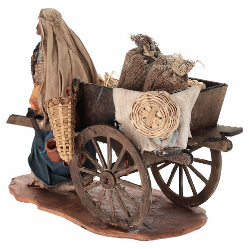 Shepherd with Cart 13cm Angela Tripi 6