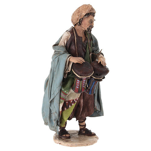 Homme avec tambours 13 cm Angela Tripi 2