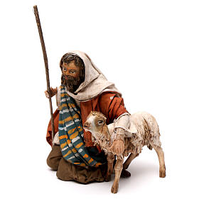 Crèche Noel Angela Tripi: Berger à genoux avec moutons 13 cm Angela Tripi Crèche Noel Angela Tripi: Berger à genoux avec moutons 13 cm Angela Tripi