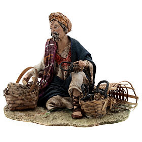 Krippenfiguren von Angela Tripi: Korbhändler 13cm Angela Tripi