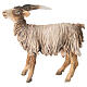 Nativity scene figurine, white brown goat 13 cm made by Angela Tripi s1