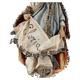 Crèche Noel Angela Tripi: Ange Gloire 13 cm crèche Angela Tripi