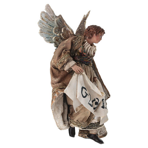 Anjo Glória 13 cm presépio Angela Tripi 3