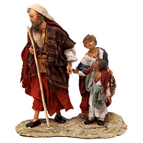 Crèche Noel Angela Tripi: Berger avec deux garçons 13 cm crèche Angela Tripi Crèche Noel Angela Tripi: Berger avec deux garçons 13 cm crèche Angela Tripi