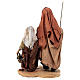 Nativity scene figurine, shepherd with two little children 13 cm made by Angela Tripi. s8