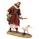 Nativity scene figurine, shepherd chasing after a goose, 13 cm made by Angela Tripi s3