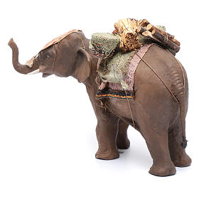 Krippenfiguren von Angela Tripi: Elefant mit Belastung 13cm Angela Tripi