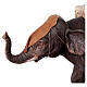 Elefant mit Last, für 13 cm Krippe von Angela Tripi, Terrakotta s2