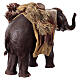 Elefant mit Last, für 13 cm Krippe von Angela Tripi, Terrakotta s7