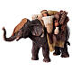 Elefante con carico 13 cm presepe Angela Tripi s3