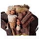 Nativity scene figurine, elephant with load, 13 cm made by Angela Tripi s4