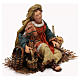 Venditore di semi 13 cm presepe Angela Tripi s4