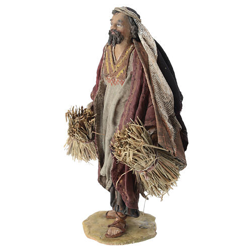 Nativity scene figurine, wayfarer 13 cm made by Angela Tripi 2