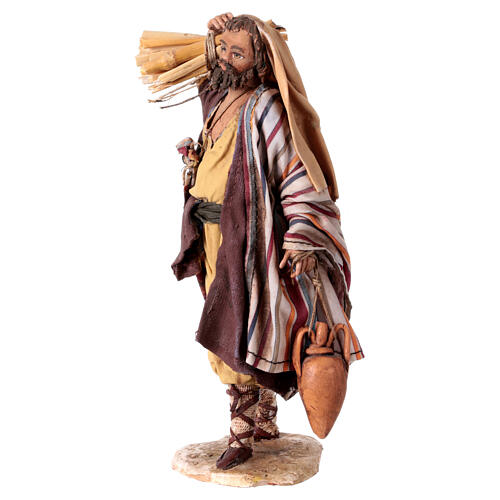 Nativity scene figurine, wayfarer 13 cm made by Angela Tripi 2