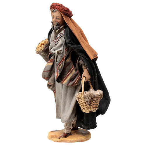 Man with sacks 13cm, Nativity Scene by Angela Tripi 4