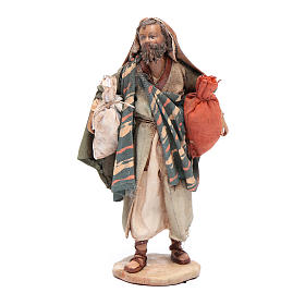 Crèche Noel Angela Tripi: Berger avec sacs 13 cm crèche Angela Tripi Crèche Noel Angela Tripi: Berger avec sacs 13 cm crèche Angela Tripi