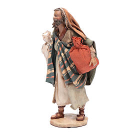 Crèche Noel Angela Tripi: Berger avec sacs 13 cm crèche Angela Tripi Crèche Noel Angela Tripi: Berger avec sacs 13 cm crèche Angela Tripi