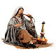 Man smoking narghile 13cm, Nativity Scene by Angela Tripi s4