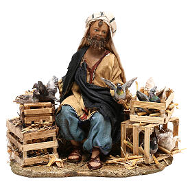 Pesebre Angela Tripi: Vendedor de palomos 13 cm Angela Tripi