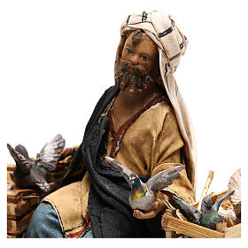 Pesebre Angela Tripi: Vendedor de palomos 13 cm Angela Tripi