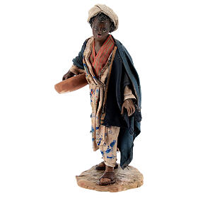 Angela Tripi Nativity scene: Woman with plate 13cm, Nativity Scene by Angela Tripi