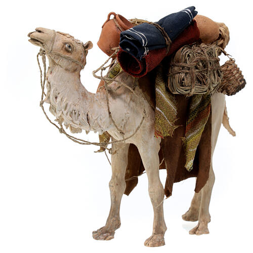Nativity scene harnessed camel figurine 13 cm Angela Tripi online