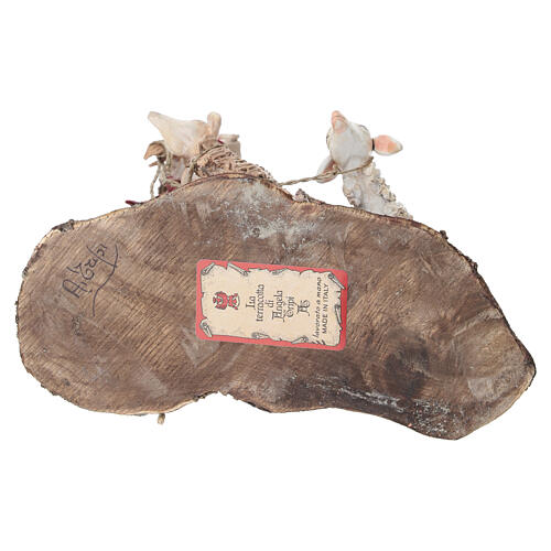Shepherd with sheep 13cm, Nativity Scene by Angela Tripi | online