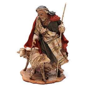 Crèche Noel Angela Tripi: Berger avec deux moutons 13 cm crèche Angela Tripi Crèche Noel Angela Tripi: Berger avec deux moutons 13 cm crèche Angela Tripi