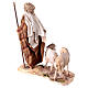 Pastor com duas ovelhas 13 cm presépio Angela Tripi s4