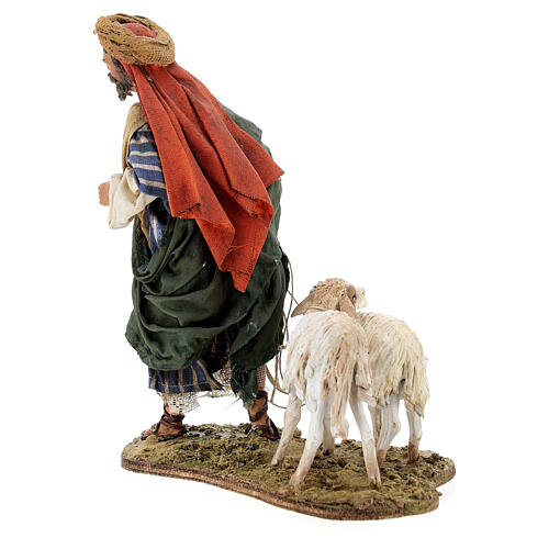 ✨全品送料無料✨ アンリ人形 Shepherd lying with lambs nativity