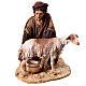 Man milking goat 30cm, Nativity Scene by Angela Tripi s1