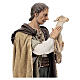 Nativity scene figurine, shepherd with lambs 30 cm, by Angela Tripi s2