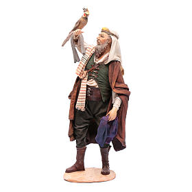 Crèche Noel Angela Tripi: Berger avec perroquet 30 cm crèche Angela Tripi Crèche Noel Angela Tripi: Berger avec perroquet 30 cm crèche Angela Tripi