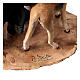 Mora con cucciolo di antilope 30 cm presepe Angela Tripi s9